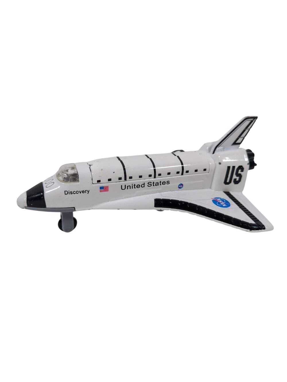 Toysmith NASA Space Shuttle Discovery Diecast Toy Cargo Bay Action